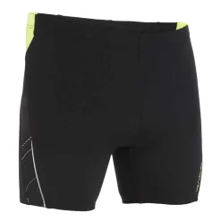 Boxer De Bain Natation Homme - Long - Noir / Bleu / Jaune -Aquasport Soldes 8361333