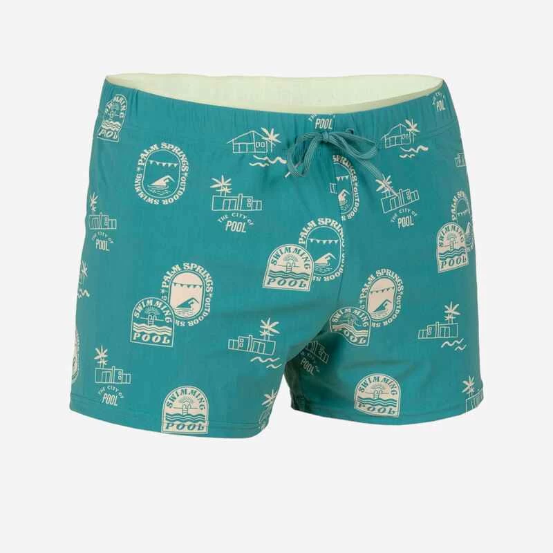 Short De Bain Natation Homme - Swimshort 100 Court - Cali Rouge Noir 7 Short De Bain Natation Homme - Swimshort 100 Court - Cali Rouge Noir – Image 7