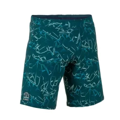 Short De Bain Natation Homme - Swimshort 100 Long - Bana Turquoise Bleu Marine -Aquasport Soldes 8788747