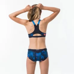Bas De Maillot De Bain De Natation Fille Kamyleon Map Bleu -Aquasport Soldes bas de maillot de bain de natation fille kamyleon map bleu 2