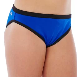 Bas De Maillot De Bain De Natation Fille Résistant Au Chlore Jade Bleu Noir