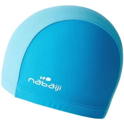 Bonnet De Bain Bébé Bicolor Bleu En Maille -Aquasport Soldes bonnet de bain bebe bicolor bleu en maille 2