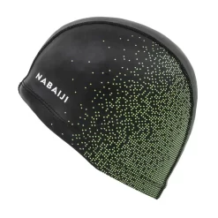 Bonnet De Bain En Maille Enduite - Tissu Imprimé - Taille L - Noir Expe Jaune -Aquasport Soldes bonnet de bain en maille enduite tissu imprime taille l noir expe jaune 2