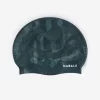 Bonnet De Bain En Silicone - Taille Unique - Geol Noir Vert
