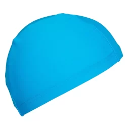 Bonnet De Bain En Tissu Maille Bleu Taille S Et L -Aquasport Soldes bonnet de bain en tissu maille bleu taille s et l 2