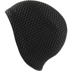 Bonnet De Bain Gaufré En Latex - Taille Unique - Noir 5 Bonnet De Bain Gaufré En Latex - Taille Unique - Noir -Aquasport Soldes bonnet de bain gaufre en latex taille unique noir 2