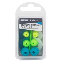 SET DE BOUCHON D'OREILLES DE NATATION - FORME SAPIN SILICONE - 3 TAILLES -Aquasport Soldes bouchons d oreilles natation forme sapin en silicone 3 tailles multicolores 4