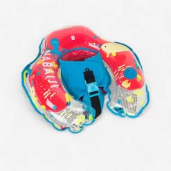 Bouée Piscine Gonflable Avec Hamac Intégré Et Sous - Bébé De 6 à 24 Mois - Rouge