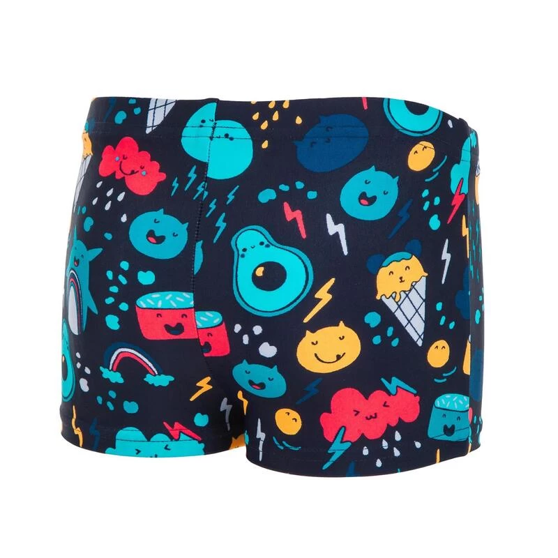 BOXER DE BAIN BEBE / ENFANT BLEU IMPRIME 3 BOXER DE BAIN BEBE / ENFANT BLEU IMPRIME – Image 3