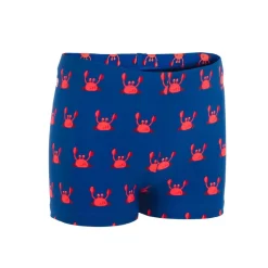 Boxer De Bain Bébé / Enfant Bleu Imprimé CRABES -Aquasport Soldes boxer de bain bebe enfant bleu imprime crabes 3