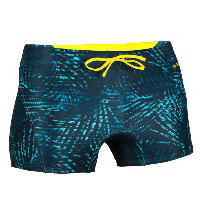 Boxer De Bain Natation Homme - Boxer 100 Full - Noir Jaune 5 Boxer De Bain Natation Homme - Boxer 100 Full - Noir Jaune – Image 5