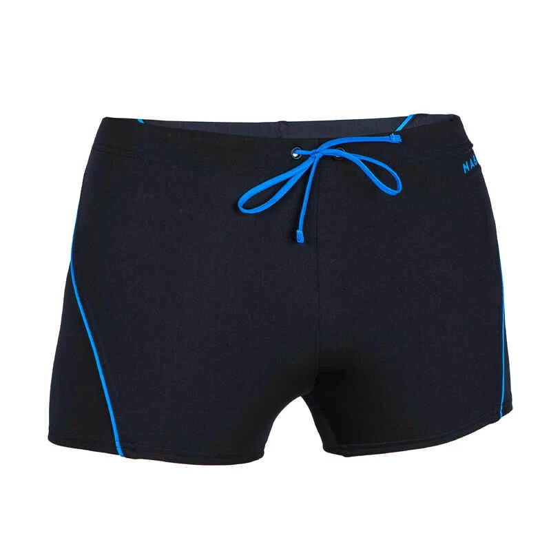 Boxer De Bain Natation Homme - Boxer 100 Plus - Noir Bleu 5 Boxer De Bain Natation Homme - Boxer 100 Plus - Noir Bleu – Image 5