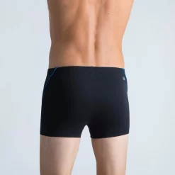 Boxer De Bain Natation Homme - Boxer 100 Plus - Noir Bleu -Aquasport Soldes boxer de bain natation homme boxer 100 plus noir bleu 7