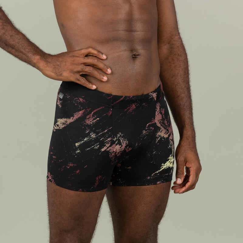 Boxer De Natation Homme - Fiti - Trao Noir / Rouge / Beige 3 Boxer De Natation Homme - Fiti - Trao Noir / Rouge / Beige – Image 3