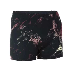 Boxer De Natation Homme - Fiti - Trao Noir / Rouge / Beige