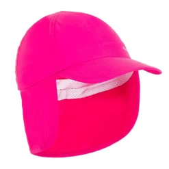 Casquette Anti UV Bébé Nageur Rose