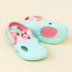 Chaussure Sabot Piscine Bébé CLOG 500Gazelle Menthe