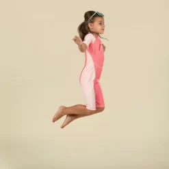 Combinaison Anti UV Bébé Kloupi Rose Imprimé ARC EN CIEL -Aquasport Soldes combinaison anti uv bebe kloupi rose imprime arc en ciel 3