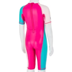 Combinaison Anti UV Bébé Kloupi Rose Imprimé PANDA -Aquasport Soldes combinaison anti uv bebe kloupi rose imprime panda 2