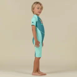 Combinaison Anti UV Bébé Kloupi Vert Imprimé SAVANE -Aquasport Soldes combinaison anti uv bebe kloupi vert imprime savane 2