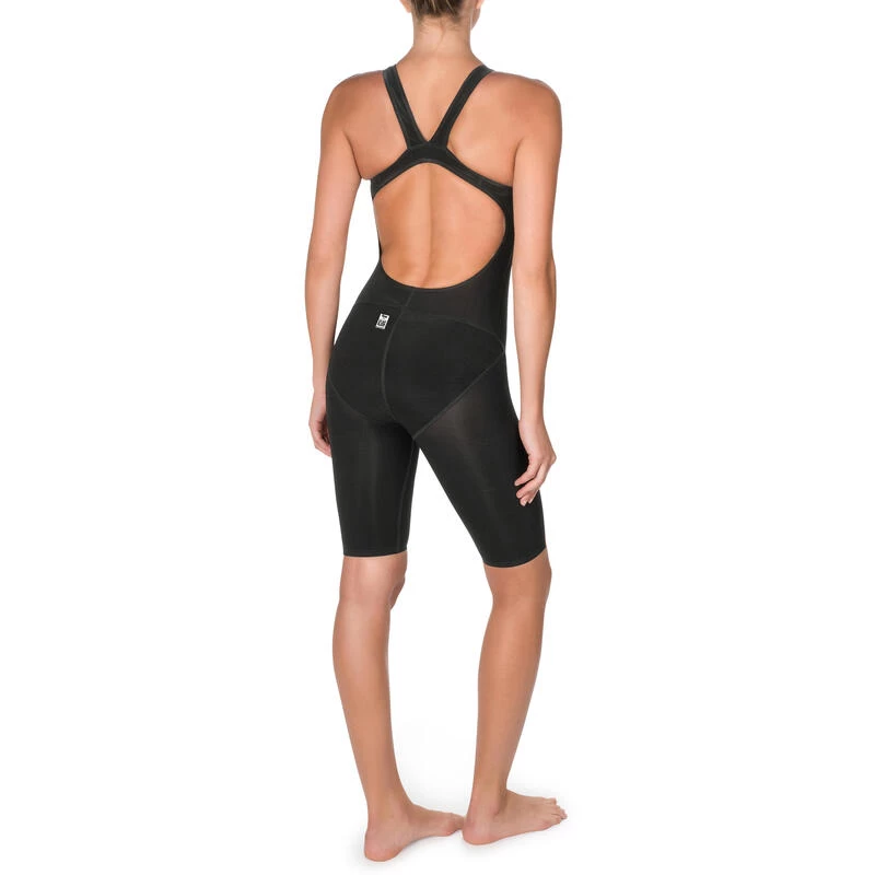 Combinaison De Compétition De Natation Fina Femme Orange Noir 2 Combinaison De Compétition De Natation Fina Femme Orange Noir – Image 2