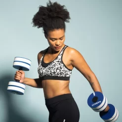 Aquasport Soldes -Aquasport Soldes haut de maillot de bain aquagym aquabike femme lou lica blanc noir 1