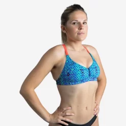 Haut De Maillot De Bain De Natation Femme Jana Bleu Multicouleurs