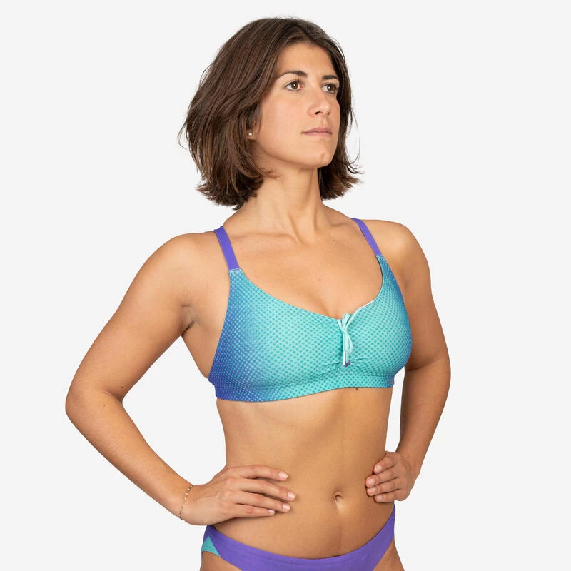 Haut De Maillot De Bain De Natation Femme Jana Lum Bleu Violet 1 Haut De Maillot De Bain De Natation Femme Jana Lum Bleu Violet
