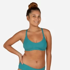 Haut De Maillot De Bain De Natation Femme Lila Symi Bleu Vert