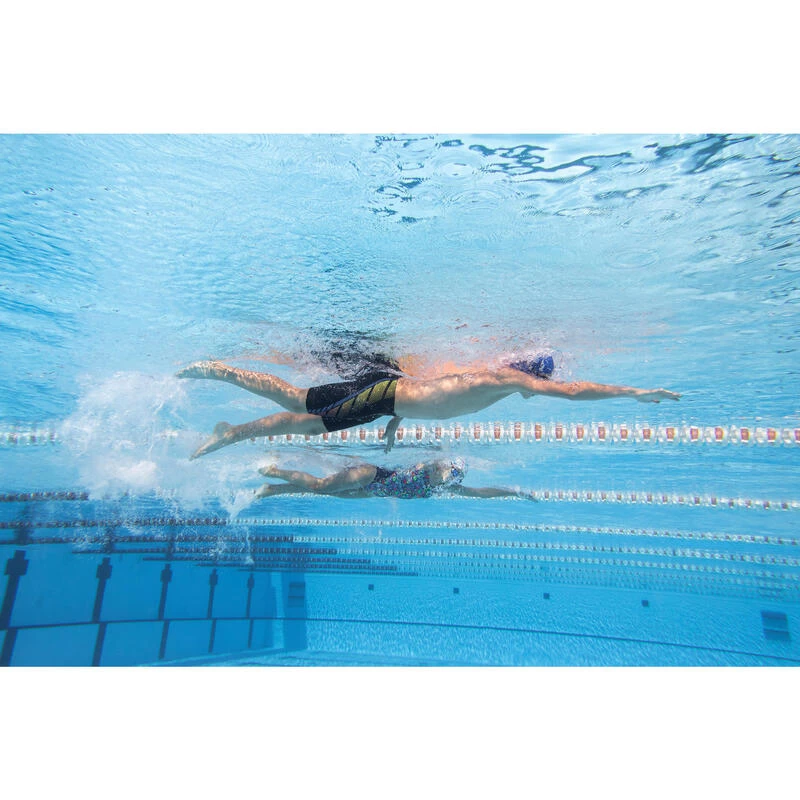 JAMMER DE NATATION GARÇON - FIRST - NOIR DOTS JAUNE ORANGE 2 JAMMER DE NATATION GARÇON - FIRST - NOIR DOTS JAUNE ORANGE – Image 2