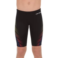 JAMMER DE NATATION GARÇON - FIRST - NOIR DOTS JAUNE ORANGE 7 JAMMER DE NATATION GARÇON - FIRST - NOIR DOTS JAUNE ORANGE -Aquasport Soldes jammer de natation garcon first noir dots jaune orange 2