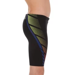 JAMMER DE NATATION GARÇON - FIRST - NOIR DOTS JAUNE ORANGE 9 JAMMER DE NATATION GARÇON - FIRST - NOIR DOTS JAUNE ORANGE -Aquasport Soldes jammer de natation garcon first noir dots jaune orange 4