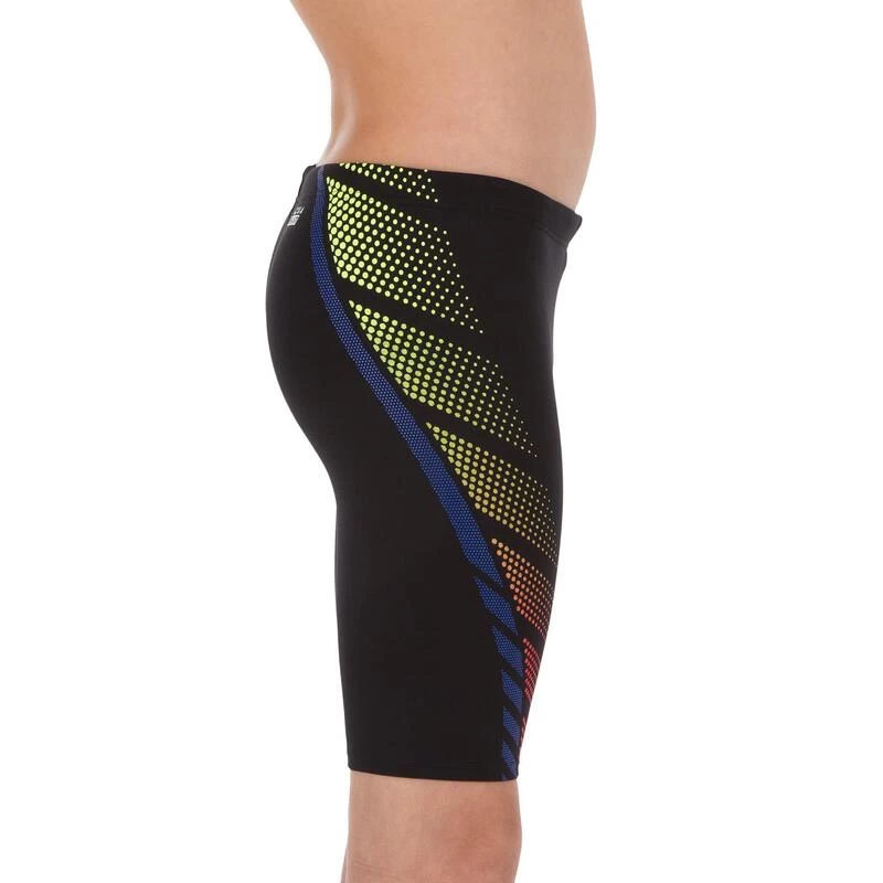 JAMMER DE NATATION GARÇON - FIRST - NOIR DOTS JAUNE ORANGE 5 JAMMER DE NATATION GARÇON - FIRST - NOIR DOTS JAUNE ORANGE – Image 5