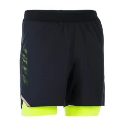 Jammer-Short De Natation Homme 500 Fiti - Noir / Jaune / Beige