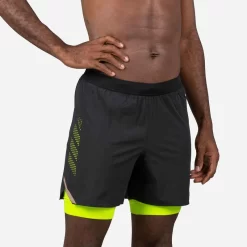 Jammer-Short De Natation Homme 500 Fiti - Noir / Jaune / Beige -Aquasport Soldes jammer short de natation homme 500 fiti noir slash jaune slash beige 2