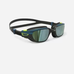 Lunettes De Natation Verres Miroirs SPIRIT Taille L Noir Bleu