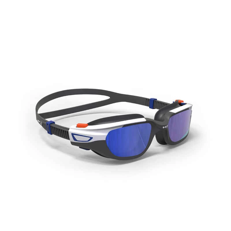 Lunettes De Natation Verres Miroir SPIRIT Taille S Blanc Noir 1 Lunettes De Natation Verres Miroir SPIRIT Taille S Blanc Noir