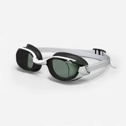 Lunettes De Natation BFIT - Verres Fumés - Taille Unique - Noir Blanc