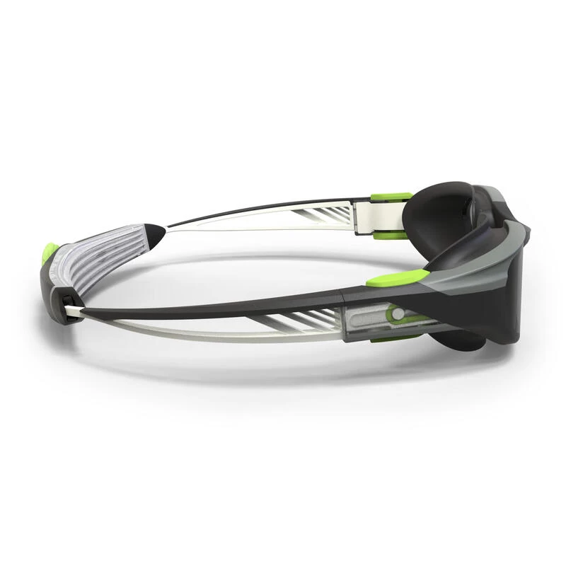 Lunettes De Natation TURN - Verres Fumés - Taille Unique - Noir Gris Jaune 2 Lunettes De Natation TURN - Verres Fumés - Taille Unique - Noir Gris Jaune – Image 2