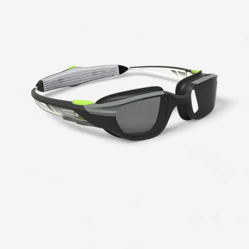 Lunettes De Natation TURN - Verres Fumés - Taille Unique - Noir Gris Jaune 1 Lunettes De Natation TURN - Verres Fumés - Taille Unique - Noir Gris Jaune