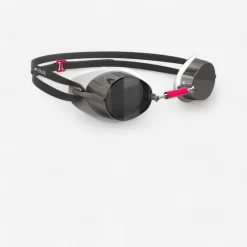 Lunettes De Natation Verres Miroir SUEDOISES En Kit Noir Rouge