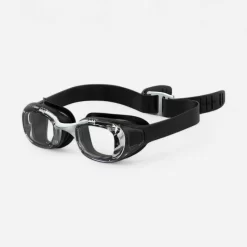 Lunettes De Natation Correctrices Myopie Verres Clairs XBASE OPTIQUE Noir