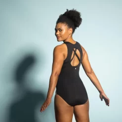 Maillot De Bain 1 Pièce Aquagym-aquabike Femme Lio Noir -Aquasport Soldes maillot de bain 1 piece aquagym aquabike femme lio noir 2