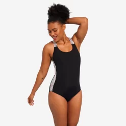 Maillot De Bain 1 Pièce Aquagym-Aquabike Femme Sofi Daph Noir