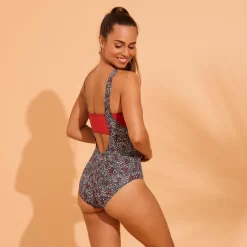 Maillot De Bain 1 Pièce Aquagym Femme Zoey Daisy Noir -Aquasport Soldes maillot de bain 1 piece aquagym femme zoey daisy noir 5