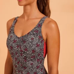 Maillot De Bain 1 Pièce Aquagym Femme Zoey Daisy Noir -Aquasport Soldes maillot de bain 1 piece aquagym femme zoey daisy noir 6