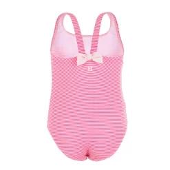 Maillot De Bain 1 Pièce Bébé Fille Rose Imprimé Rayures -Aquasport Soldes maillot de bain 1 piece bebe fille rose imprime rayures 2