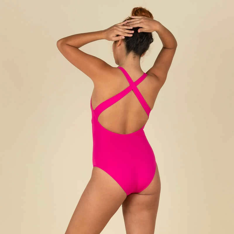 Maillot De Bain 1 Pièce De Natation Femme Pearl Rose Fushia 2 Maillot De Bain 1 Pièce De Natation Femme Pearl Rose Fushia – Image 2
