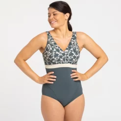 Maillot De Bain 1 Pièce Femme Mia Palm Beige Kaki. Bonnet D/E 10 Maillot De Bain 1 Pièce Femme Mia Palm Beige Kaki. Bonnet D/E -Aquasport Soldes maillot de bain 1 piece femme mia palm beige kaki bonnet de 4