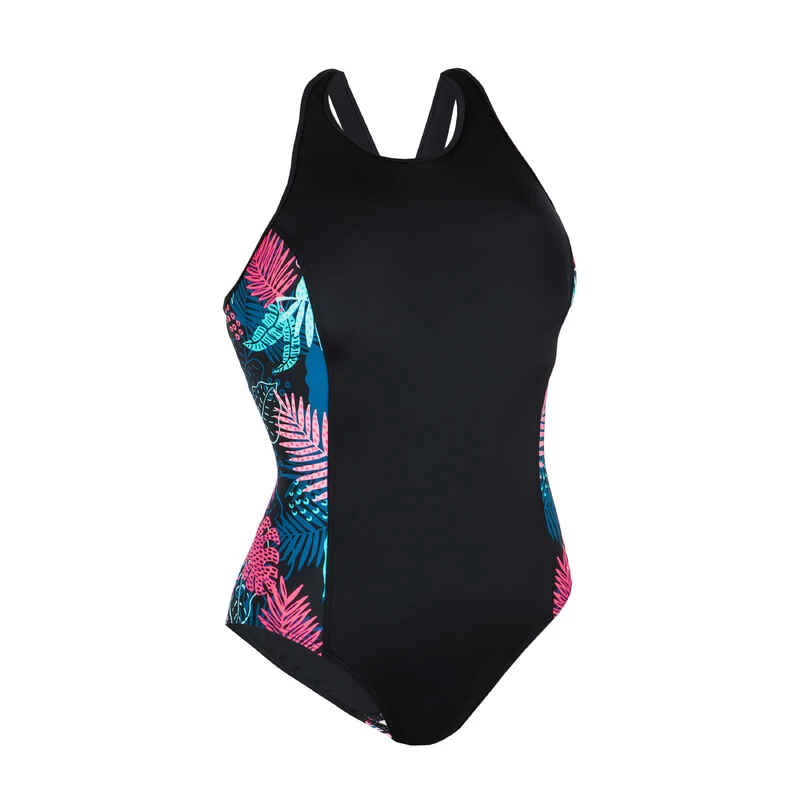Maillot De Bain 1 Pièce Femme Natation Vega Light Fern Noir 6 Maillot De Bain 1 Pièce Femme Natation Vega Light Fern Noir – Image 6